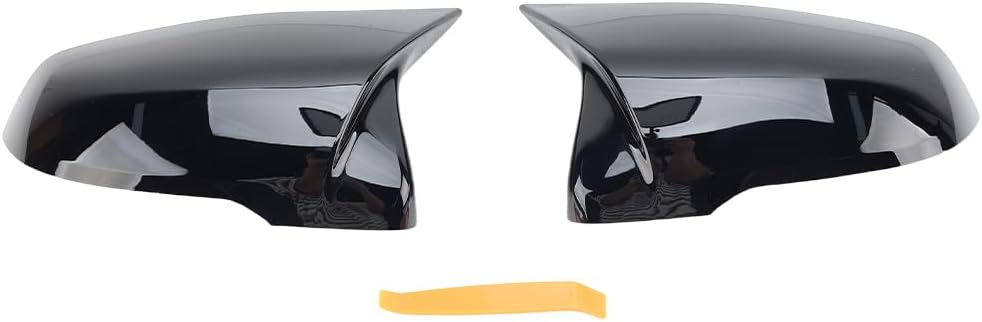 Pair Gloss Black Wing Mirror Cover Cap Casing For BMW 1 Series F40 M135i M235i Toyota Supra 2020+ Left & Right Side UK