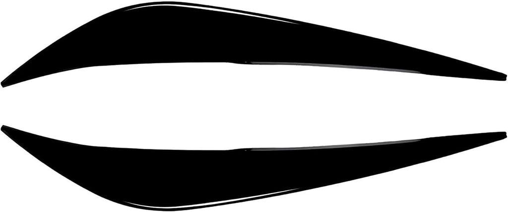 Headlight Eyebrow Eyelids Trim Cover for BMW 1 Series F40 2019-2024, Gloss Black