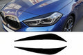 Headlight Eyebrow Eyelids Trim Cover for BMW 1 Series F40 2019-2024, Gloss Black