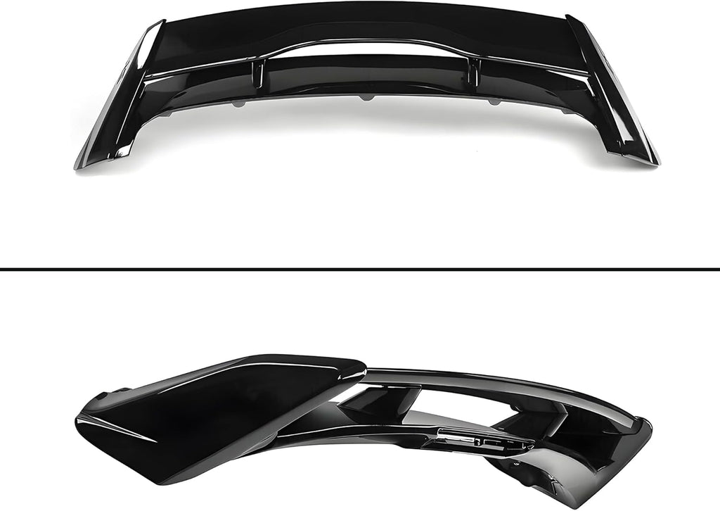 Rear Window Roof Spoiler Tailgate Boot Wing Fit For Ford Focus III MK3 2011-2018 EcoBoost/ST/ST-Line/T/Titanium/Zetec/RS Style Painted Gloss Black