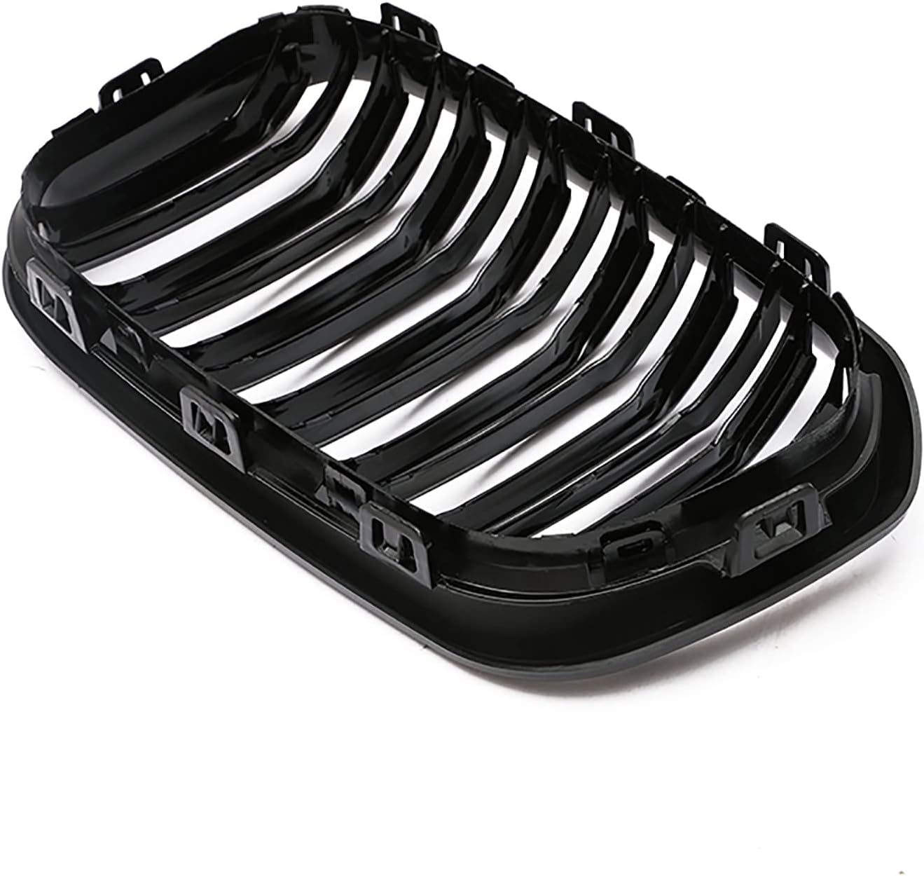 Grille,Front Kidney Grill for BMW 1 Series F20 F21 Grille LCI 2015 2016 2017 2018 Double Bridge Grill Gloss Black