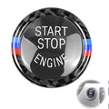 B-M-W Accessories Start Stop Button Cover, Car Engine Start Stop Button Cover for B-M-W 1 3 5 Series, Push Start Button B-M-W Compatible with B-M-W E90 E92 3 E89 Z4 Series