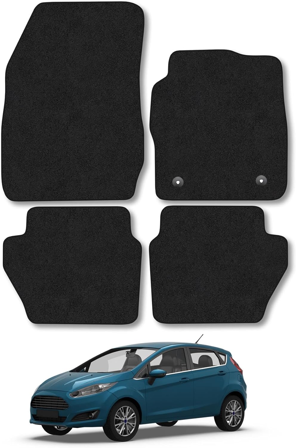 Ford Fiesta (2011-2017) Car Mats Accessories Tailored Fit Carpet