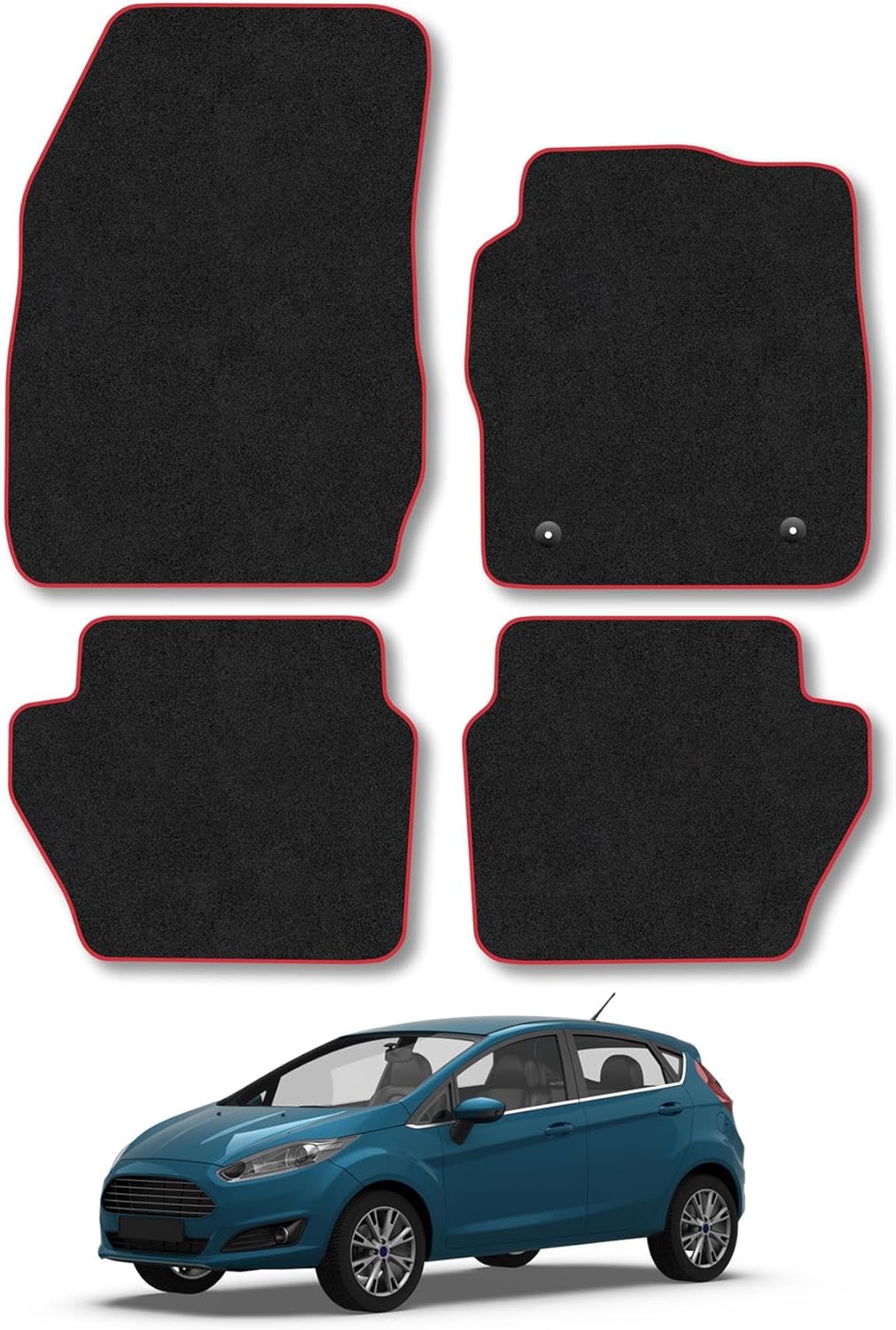 Ford Fiesta (2011-2017) Car Mats Accessories Tailored Fit Carpet