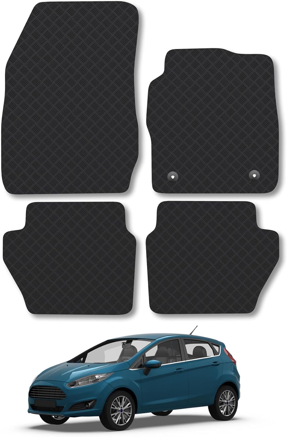 Ford Fiesta (2011-2017) Car Mats Accessories Tailored Fit Carpet