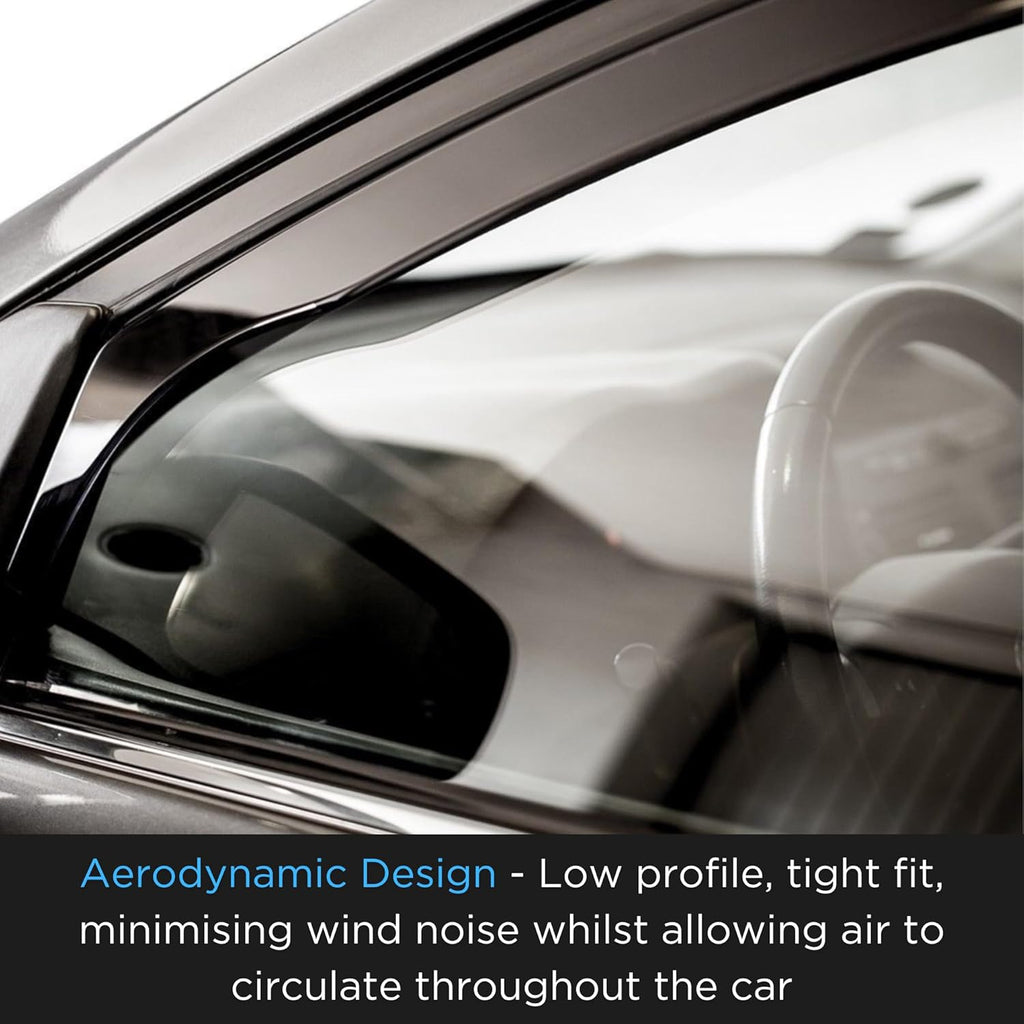 Wind Deflectors For Ford Focus MK3 2011-2018 5 Door Hatchback 4pc Set