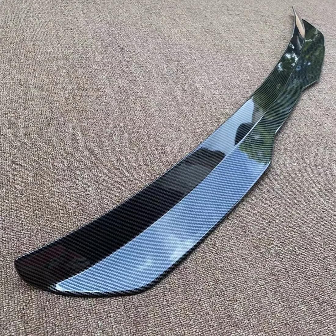 Car Rear Roof Spoiler for BMW 1 Series F20 F21 2012-2020,Hatchback Spoiler,ABS Rear Trunk Spoiler,Glossy Black/Carbon Fiber Look,Carbon fiber Look
