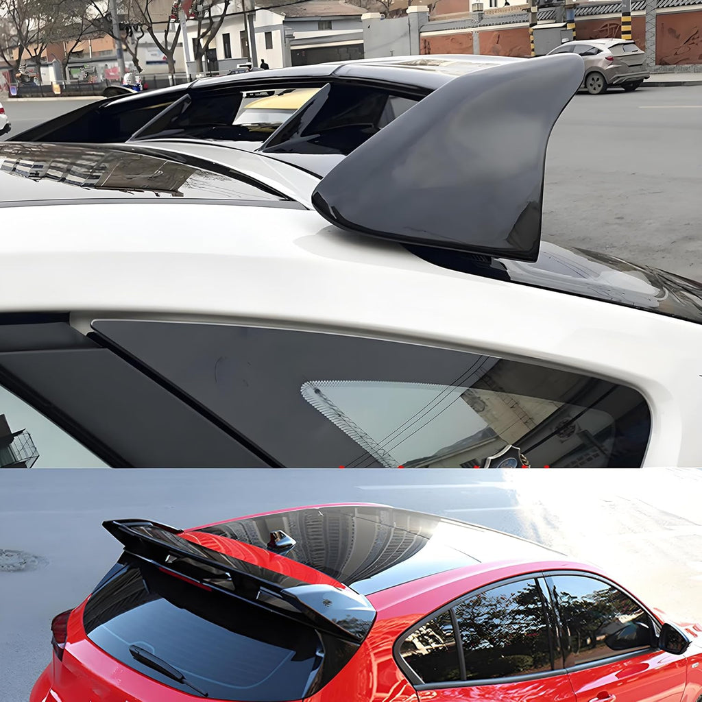 Rear Window Roof Spoiler Tailgate Boot Wing Fit For Ford Focus III MK3 2011-2018 EcoBoost/ST/ST-Line/T/Titanium/Zetec/RS Style Painted Gloss Black